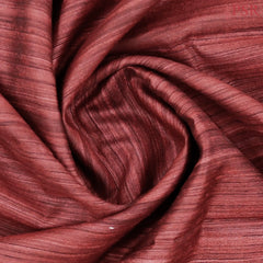 Mahogany Red Ghicha Kadhi Tussar Silk Saree