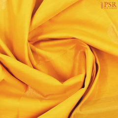 Amber Yellow Silk Cotton Saree