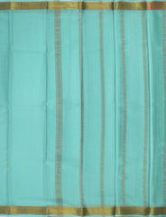 Tiffany Blue Mysore Silk Saree