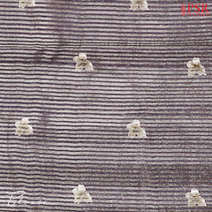 Dark Mauve Printed Tissue Saree