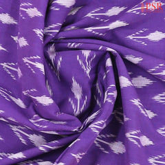 Violet Ikkat Cotton Saree