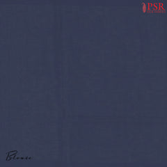 Dark Blue Linen Saree