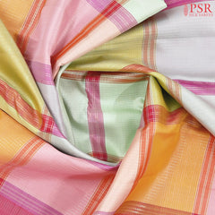 Multicolor Kanchipuram Silk Saree