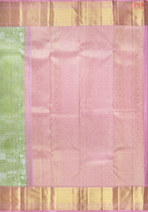 Pastel Green Kanchipuram Silk Saree