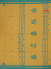 Tuscany Yellow Byloom Cotton Saree