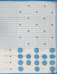 Off White Byloom Cotton Saree