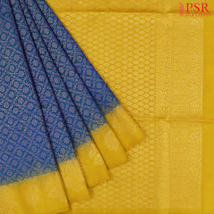 Yale Blue Soft Silk Saree