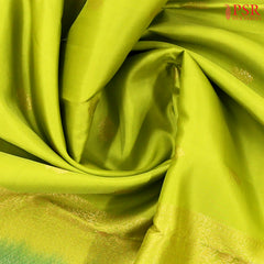 Chartreuse Green Fancy Kanchipuram Silk Saree
