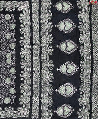 Black Silk Cotton Saree