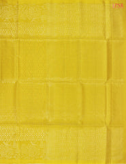 Canary Yellow Soft Silk Saree