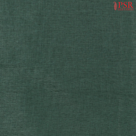 Bottle Green Linen Running Material