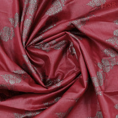 Maroon Banaras Tussar Silk Saree