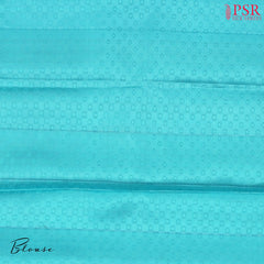 Light Blue Kanchipuram Silk Saree