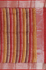 Red Chanderi Silk Cotton Saree