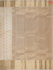 Parchment Beige Fancy Kanchipuram Silk Saree