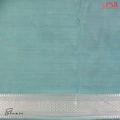 Tricolor Chiniya Silk Saree