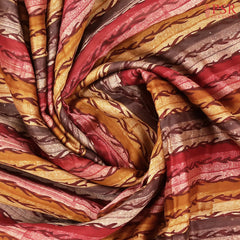 Red Chanderi Silk Cotton Saree