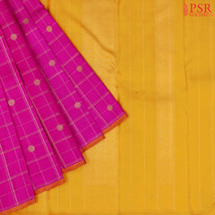 Magenta Pink Kanchipuram Silk Saree
