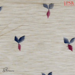 Beige Manipuri Supernet Saree