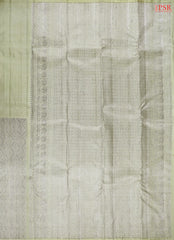 Gin Green Kanchipuram Silk Saree
