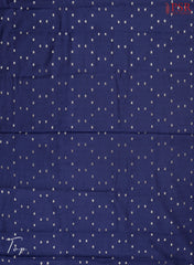 Indigo Blue Assam Silk Dress Material