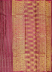 Burgundy Kanchipuram Silk Saree