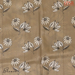 Tortilla Brown Semi Tussar Saree
