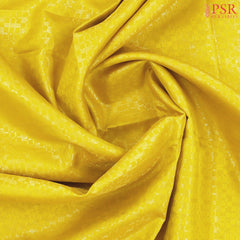 Canary Yellow Soft Silk Saree