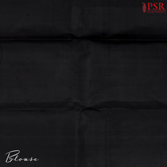 Black & White Kanchipuram Silk Saree