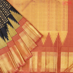 Black Kanchipuram Silk Saree