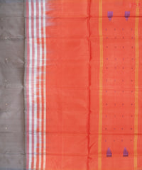 Grey Vazhainaar Silk Saree