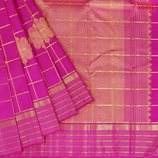 Magenta Kanchipuram Silk Saree