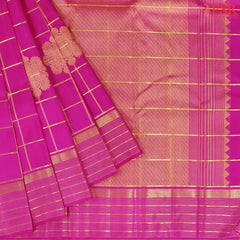 Magenta Kanchipuram Silk Saree
