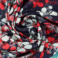 Midnight Blue Silk Cotton Saree