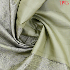 Gin Green Kanchipuram Silk Saree