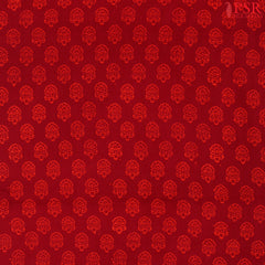 Burgundy Cotton Print Running Material