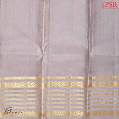 Peacock Blue Fancy Kanchipuram Silk Saree