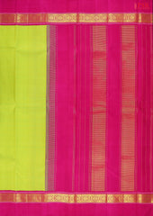 Chartreuse Green Kanchipuram Silk Saree