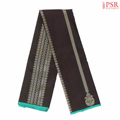Umber Brown Kanchipuram Silk Saree