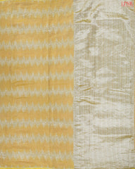Mellow Yellow Banaras Tissue Silk Saree