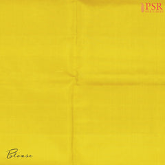 Canary Yellow Soft Silk Saree