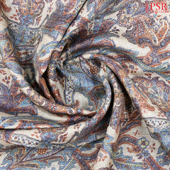 Grey & Blue Kota Saree