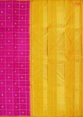 Magenta Pink Kanchipuram Silk Saree