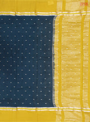 Dark Prussian Blue Assam Saree
