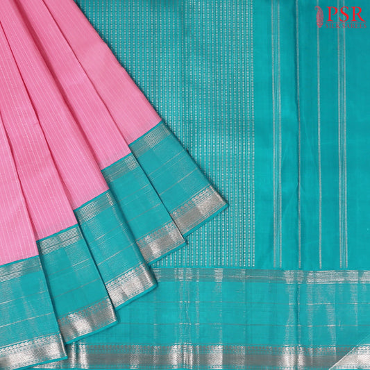 Light Pink Kanchipuram Silk Saree
