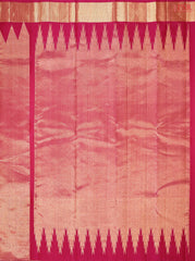 Dark Pink Kanchipuram Silk Saree