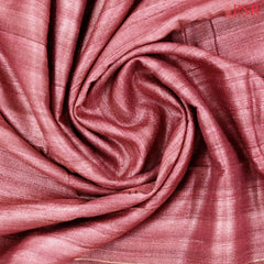 Puce Pink Ghicha Kadhi Tussar Silk Saree