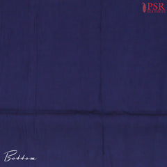 Indigo Blue Assam Silk Dress Material