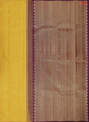Mustard Yellow Kanchipuram Silk Saree