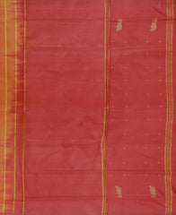 Fire Yellow Vazhainaar Silk Saree